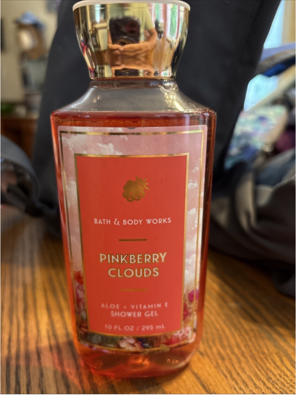 HTF! Bath and Body Works Pinkberry Clouds 10oz Aloe & Vitamin E Shower Gel Wash